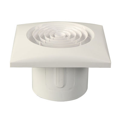Ventilador de ventilação ultra silencioso de banheiro de 100 mm com ventilador de escape montado na parede com luz LED