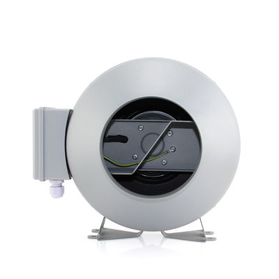 8 polegadas 200mm personalização de velocidade única de fluxo misturado crescer tenda hidropônica centrífuga ventilador