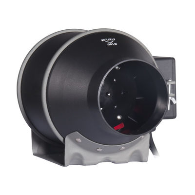 Smart WIFI APP 4 polegadas Fano de ventilação de ducto interno de baixo ruído controlador programável EC Motor Fano de ducto interno