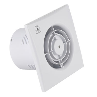 125 mm Fecho de baixo ruído Ventilação de banheiro Ventilador de escape montado na parede com sensor de umidade Ventilador de extração de ar