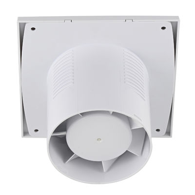 125 mm Fecho de baixo ruído Ventilação de banheiro Ventilador de escape montado na parede com sensor de umidade Ventilador de extração de ar