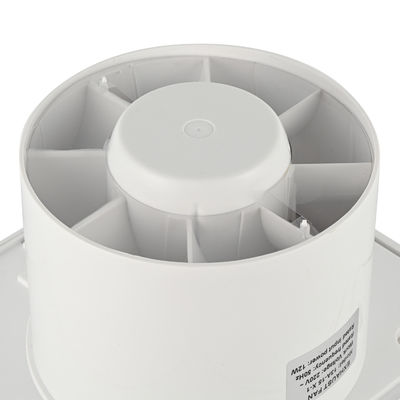 125 mm Fecho de baixo ruído Ventilação de banheiro Ventilador de escape montado na parede com sensor de umidade Ventilador de extração de ar