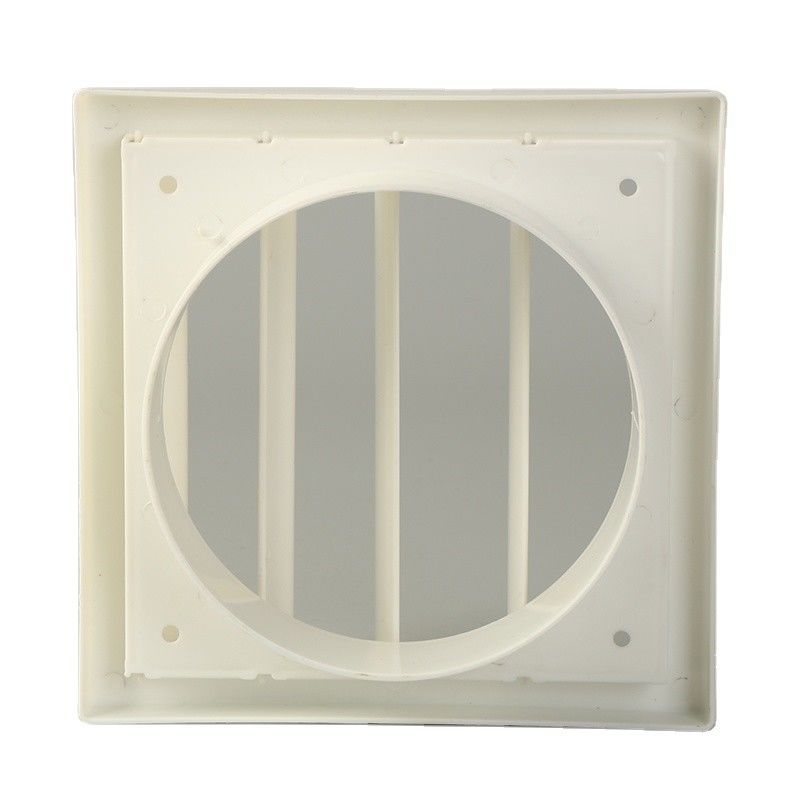 Logotipo personalizado Ar condicionado Acessórios quadrados fixos Louvre Grill para ventilador de fluxo axial