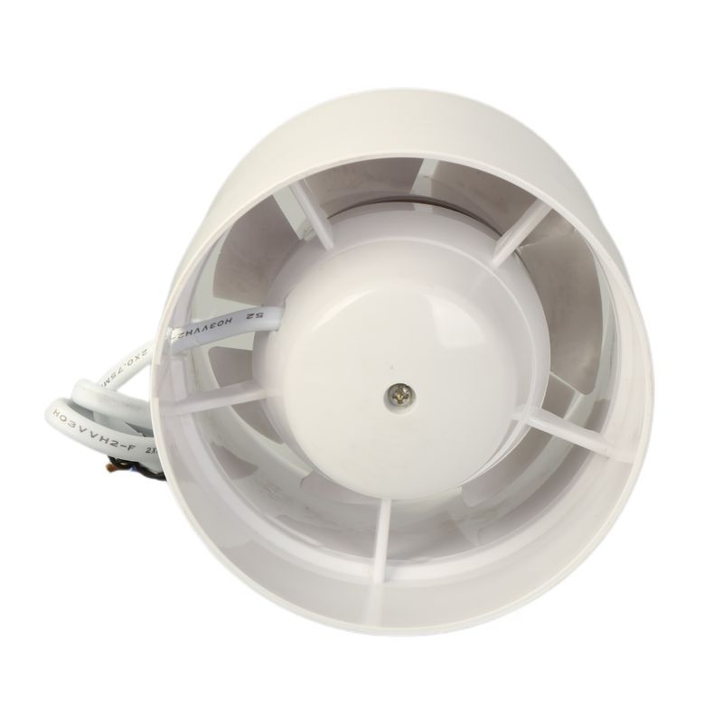 Ventilador de parede 100mm 200mm de baixa entrada de ruído Ventilador de conduta em linha com EU Ventilador de parede de montagem