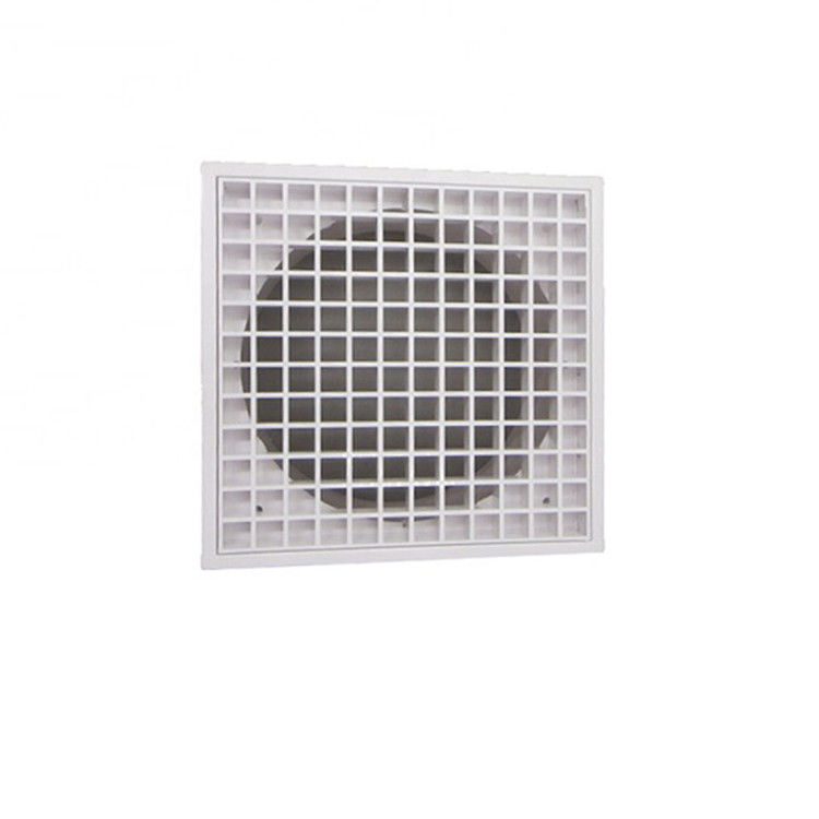 Ventilador de ar de parede Quadrado Extrator de secador de caixa de vento ABS Ventilador Louver de plástico de saída de ar exterior