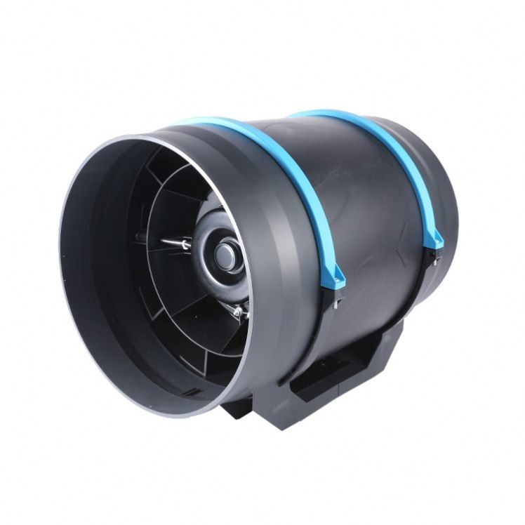 Lâmina de plástico 6 8 polegadas Silent Banheiro Inline Duct Booster Fan para ventilação de escape