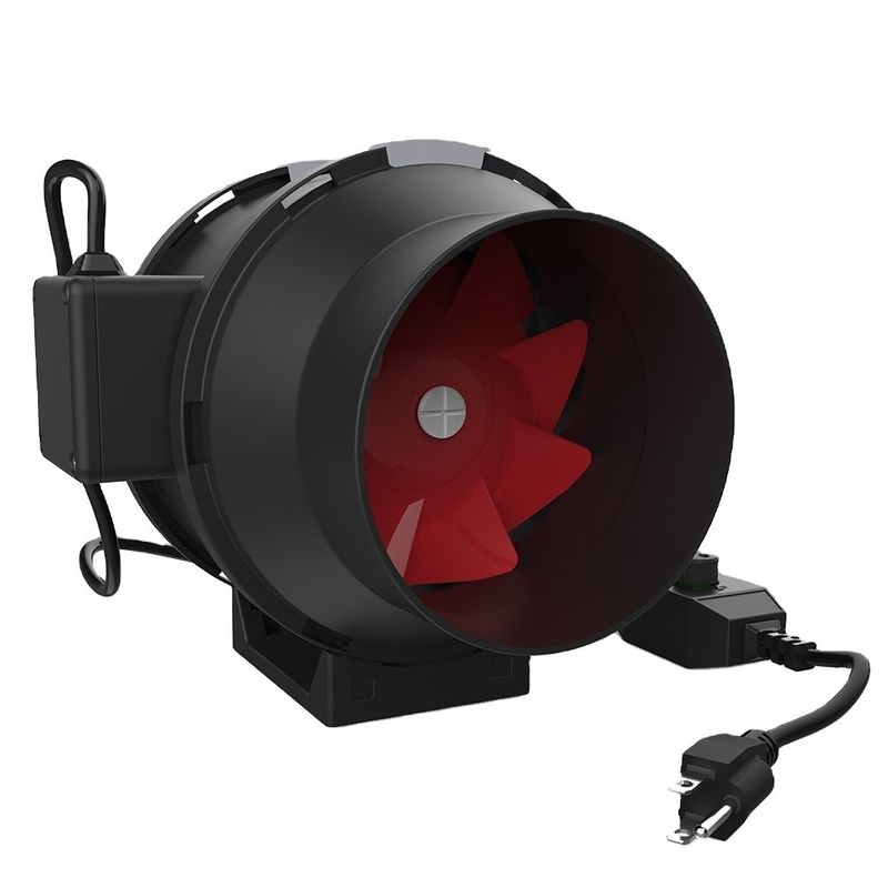 125mm Duct Fan para HVAC Customizado OEM Suporte Silêncio Inline Fluxo Misturado de Plástico