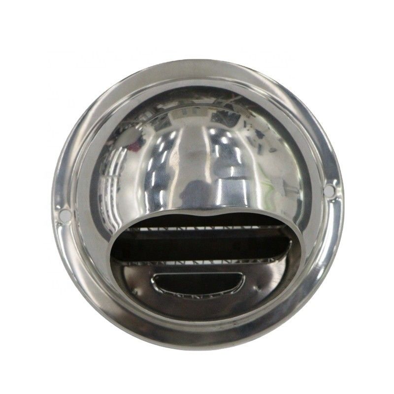 Forma quadrada 3 4 5 6 10 polegadas de aço inoxidável Grill Cover Hood extractor ventilador de ar secador de chuva