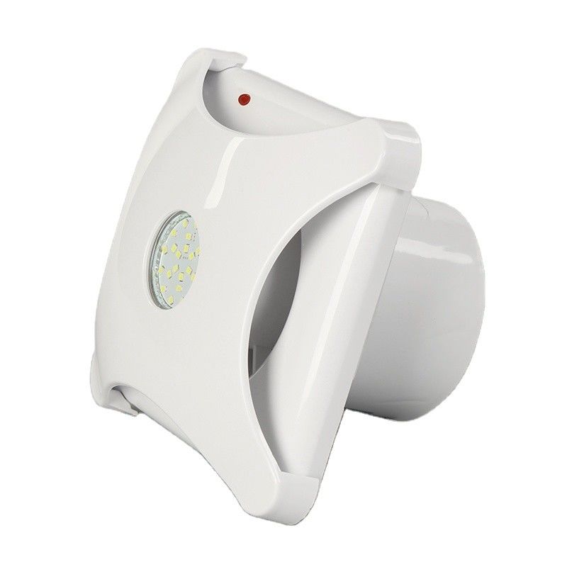 Ventilador de escape montado na parede com ventilador de extração de ar de luz LED Soluções suportadas por OEM