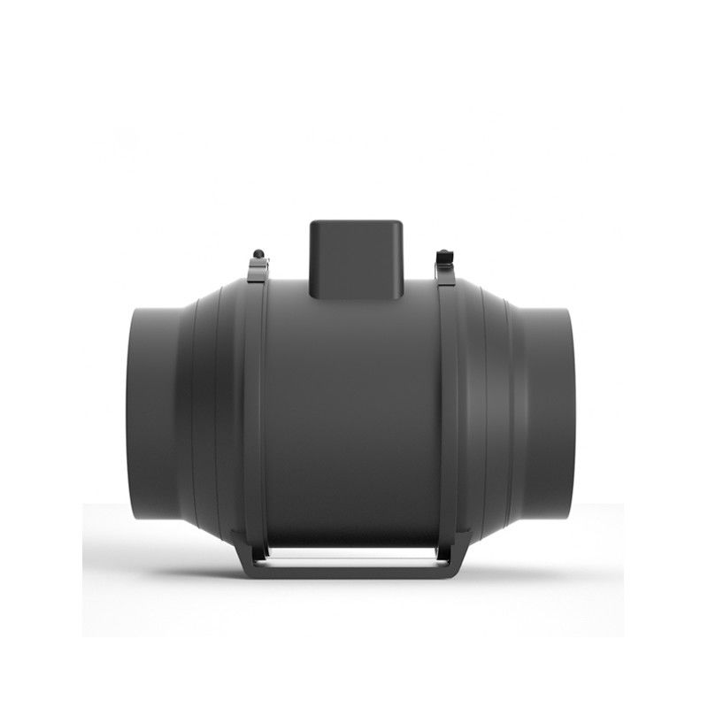 Corrente elétrica de corrente contínua Tipo 120V Voltagem silenciosa em linha Extração axial Super ventilador de plástico