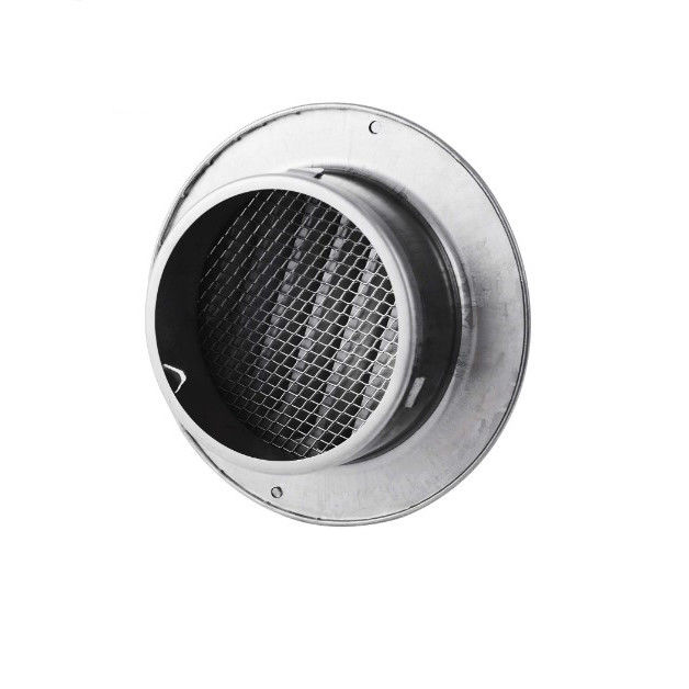 6 polegadas de aço inoxidável casa parede redonda ventilação de ar difusor com tampa de ventilação à prova d'água