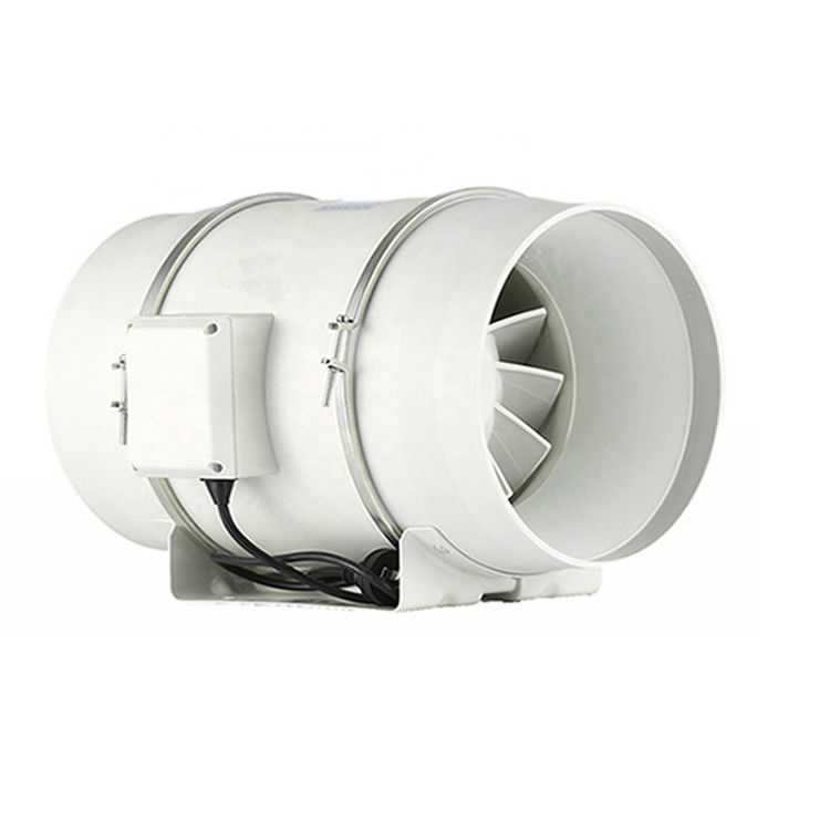 Suporte OEM 8 polegadas de personalização Silêncio Ventilador em linha Controle de velocidade Humidade Super Silêncio Mix Flow Duct Ventilador
