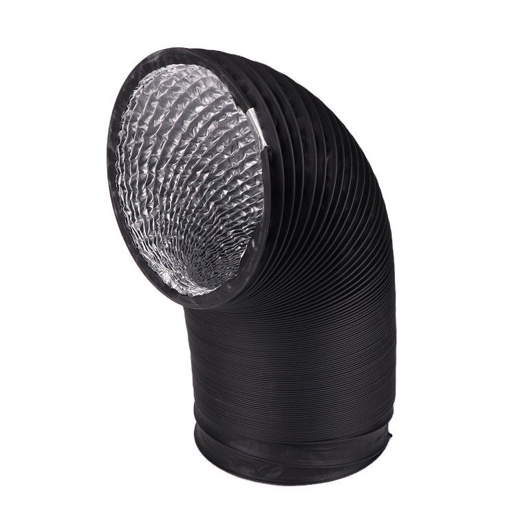 Tubo de ventilação de ar de alta temperatura Tubo de PVC flexível para filtro de carbono de crescimento interno