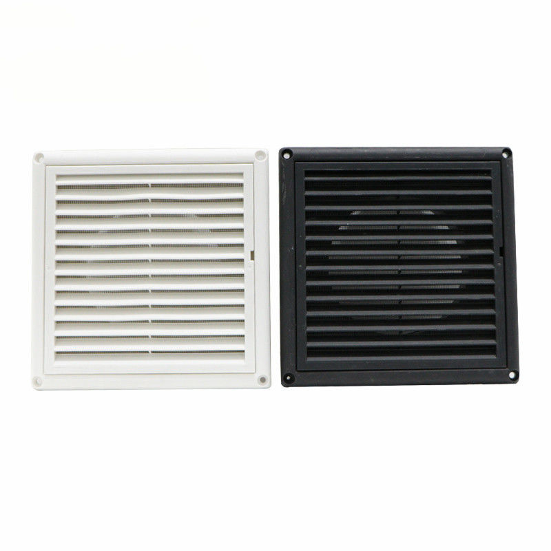 Mass 100mm 125mm 150mm 200mm HVAC Grill de gravidade de plástico de ar fabricado por OEM / ODM