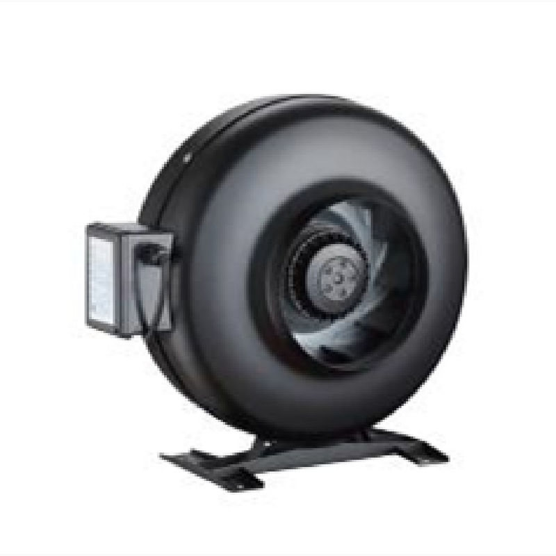 Logotipo personalizado Ventilador de fluxo axial de 4 polegadas para ventilação de ar em linha em dutos circulares