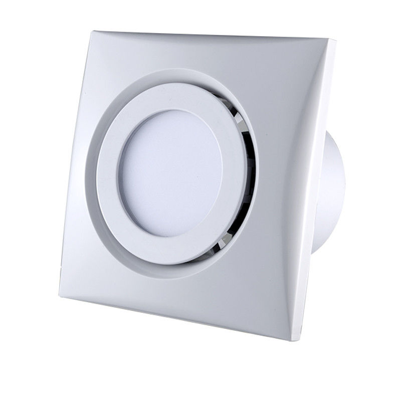 Logotipo personalizado 4 6 polegadas baixo ruído teto do banheiro montado ventiladores de escape com luz