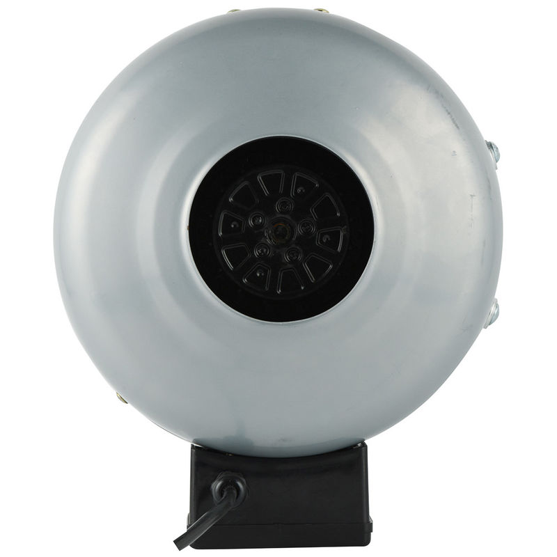 Extrator centrífugo branco Ventilador em linha para ar de depósito de banheiro