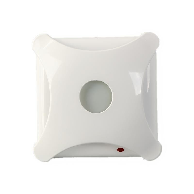 Ventilação de banheiro montada na parede de 100 mm quadrados com ventilador de fluxo axial ultra silencioso de luz LED