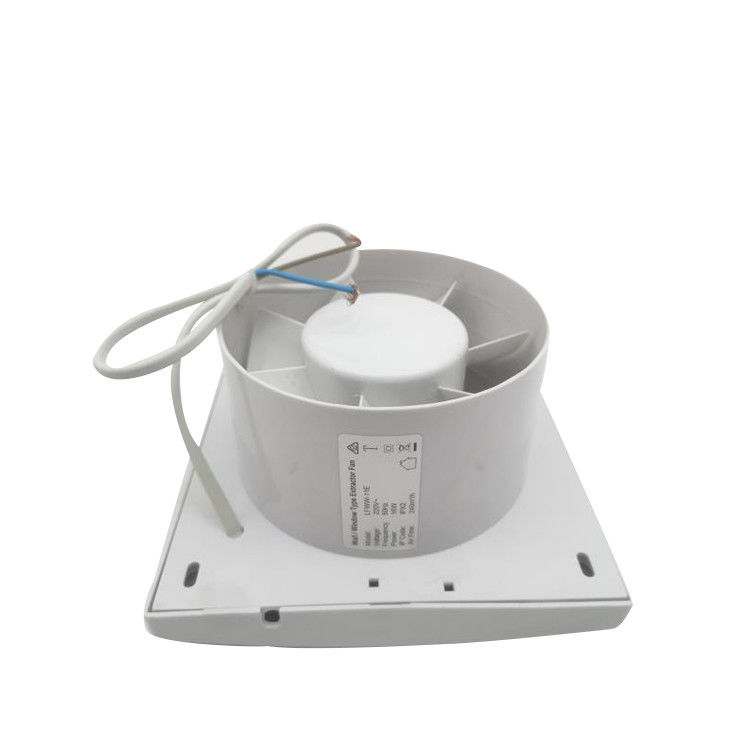 210 mm Ventilador de ventilação de parede e teto com interruptor de puxa e luz LED Branco 23-65 mm