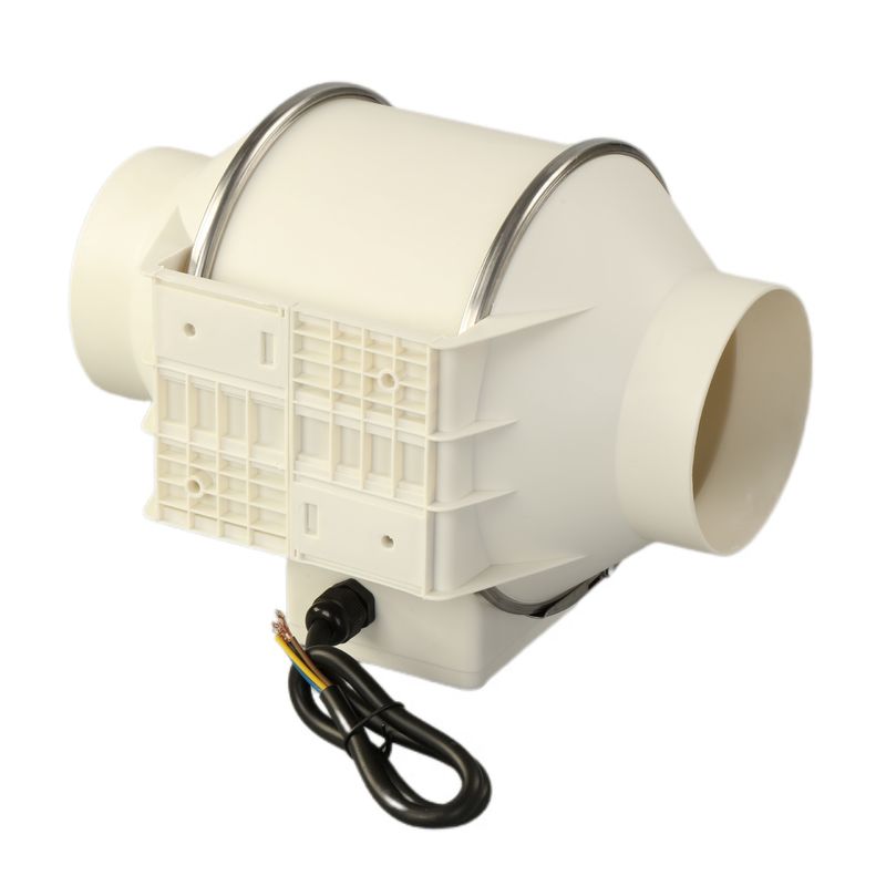 162-252 Quantidade de ar 220V 4/5/6 polegadas 100/125/150/200mm Silêncio de fluxo misto de exaustão Ventilador de ducto interno