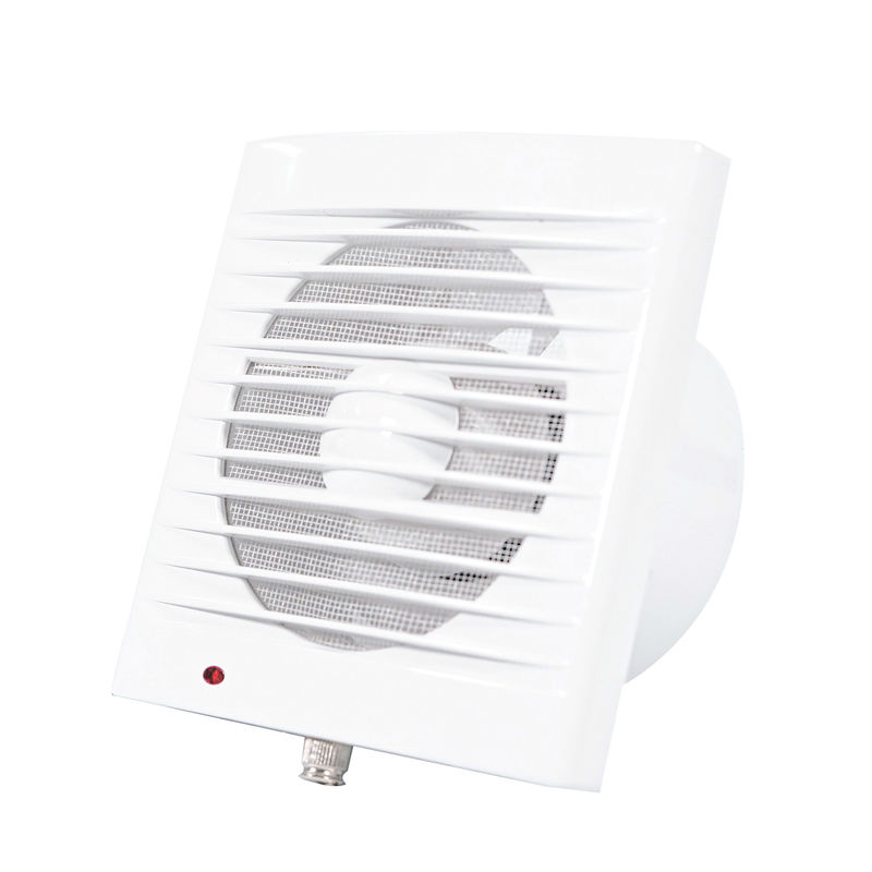 Ventilador de parede de plástico de 6 polegadas para extração de ar do banheiro e ventilador de parede de montagem de estufa