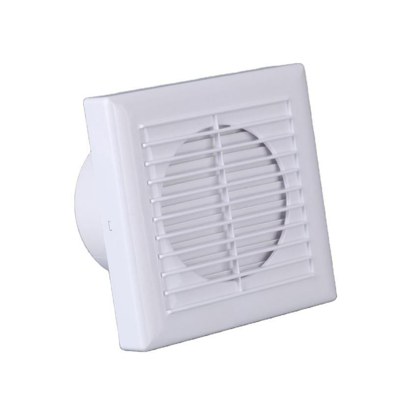 Produção em massa de ventilador de escape de 4 5 6 polegadas montado na parede do banheiro por OEM/ODM para hotéis