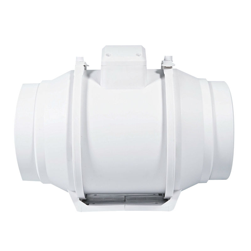 Tipo de corrente elétrica AC HAVC 100 125 150 mm Ventiladores de dutos de escape de fluxo misto silenciosos