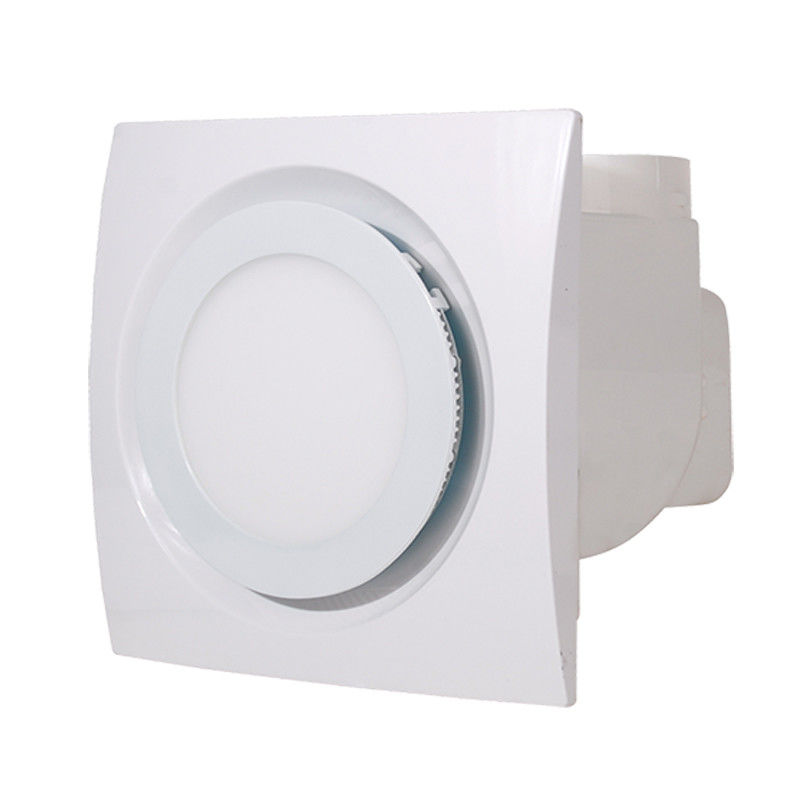 Instalação de parede Agricultura Banheiro Ventilação Ventilador de janela silenciosa de plástico com luz LED