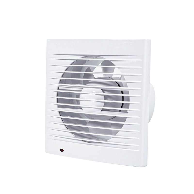 Ventilador de extração de ar elétrico ABS Silent Glass Window com luz LED e lâmina de plástico