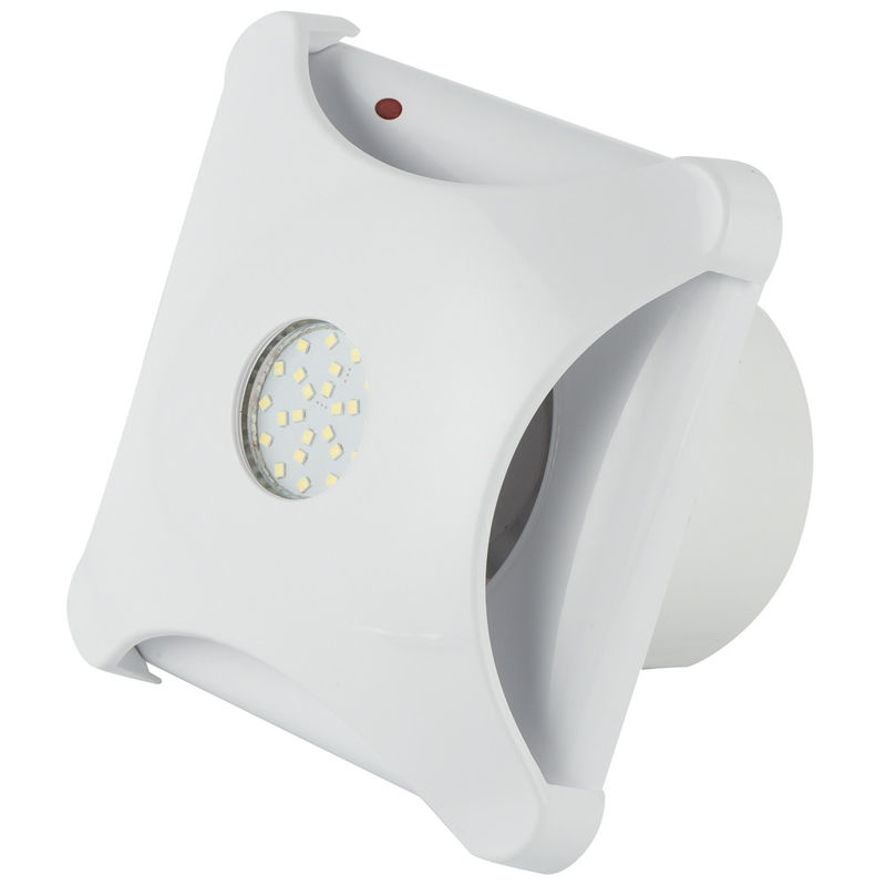 Ventilação HVAC de plástico Ventilador de escape pequeno com sensor de umidade Ventilador de extração de ar leve