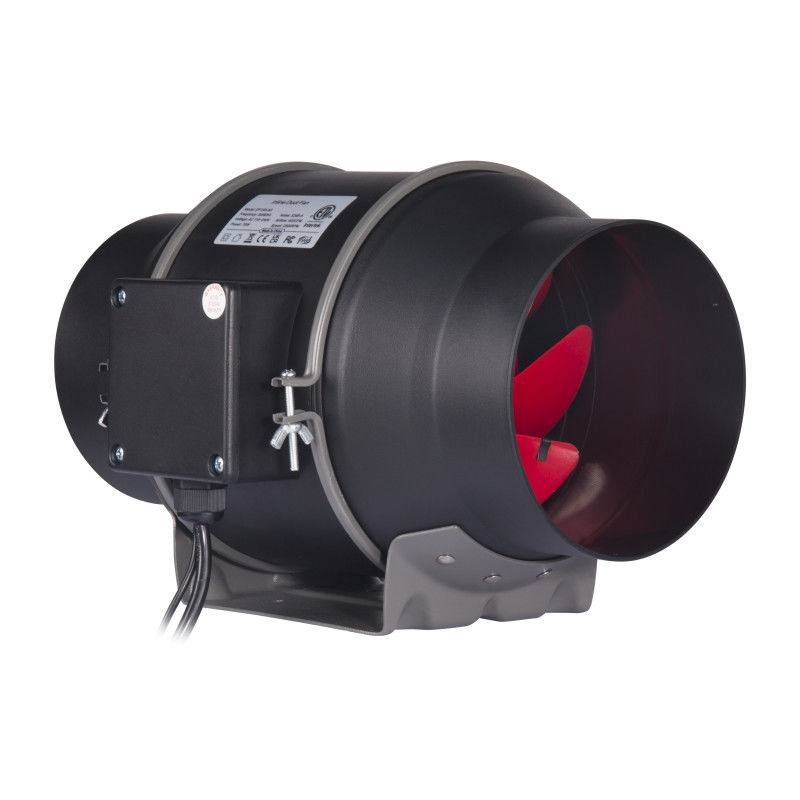 6 polegadas EC 100~240V Ventilador de conduto interno Ventilador com aplicativo WiFi Com controlador de temperatura e umidade Ventilador de conduto interno inferior