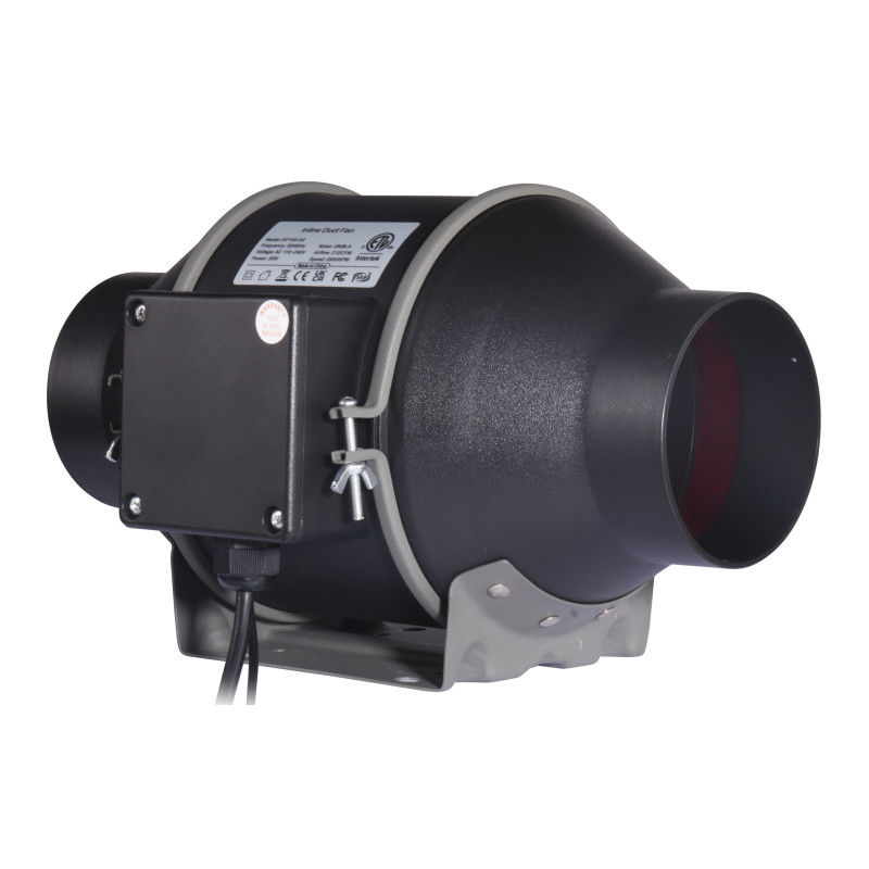 100~240V baixo ruído 4 polegadas EC com controlador de velocidade variável inteligente ventilador de dutos em linha